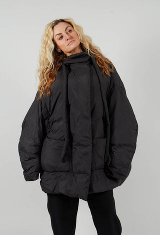 Oversized Padded Jacket in Black - 1001101