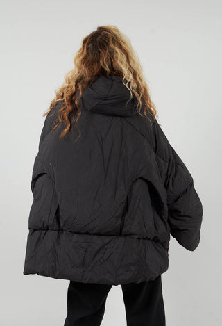 Oversized Padded Jacket in Black - 1001101