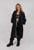 Relaxed Fit Coat in Black Gloss - 1031213