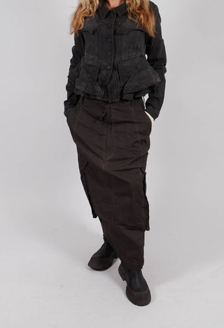 Pencil Skirt with Pockets in Turf Wash - 1070304