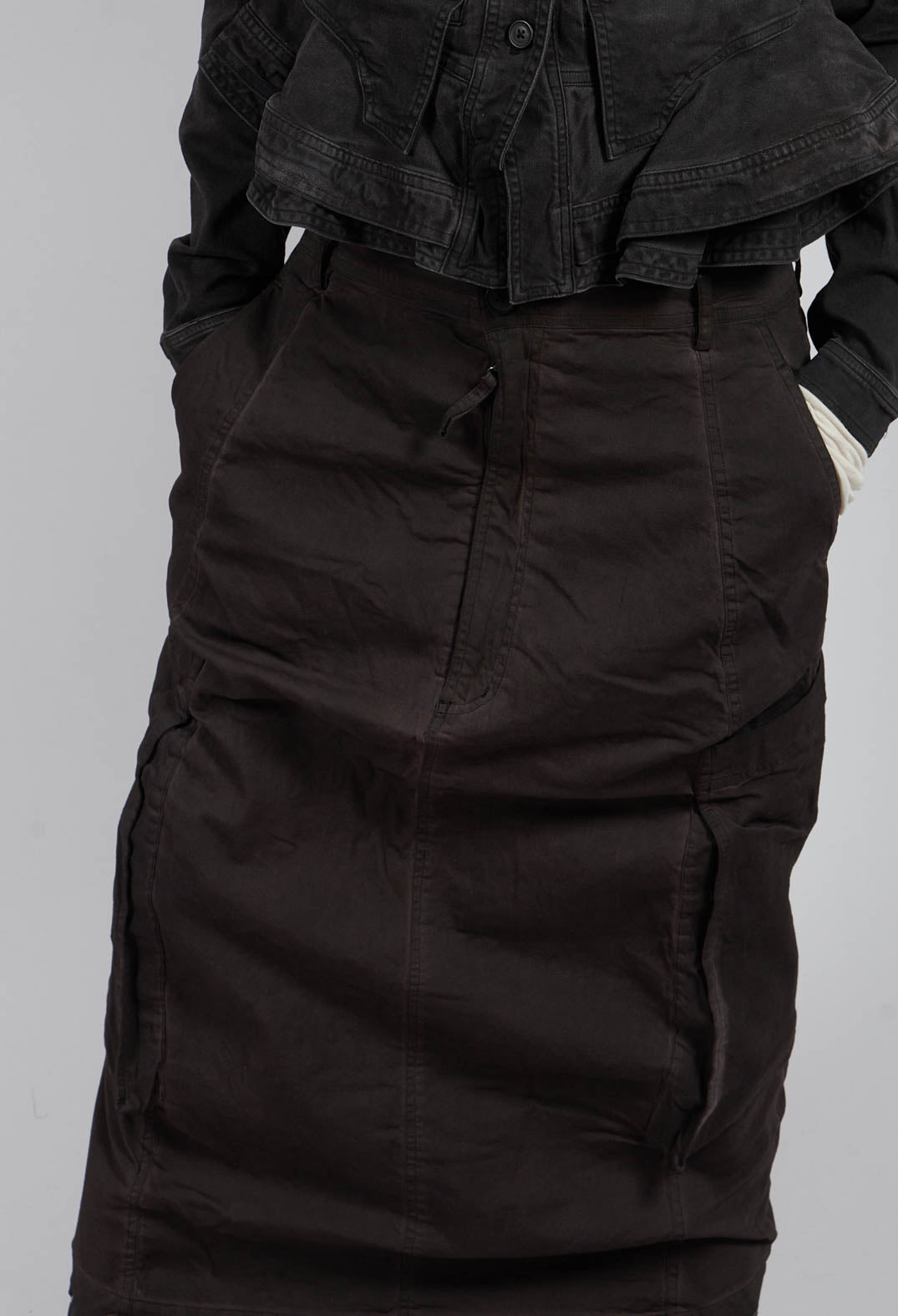 Pencil Skirt with Pockets in Turf Wash - 1070304