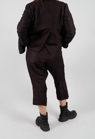 Cropped Drop Crotch Trousers in Turf Delave - 1080101