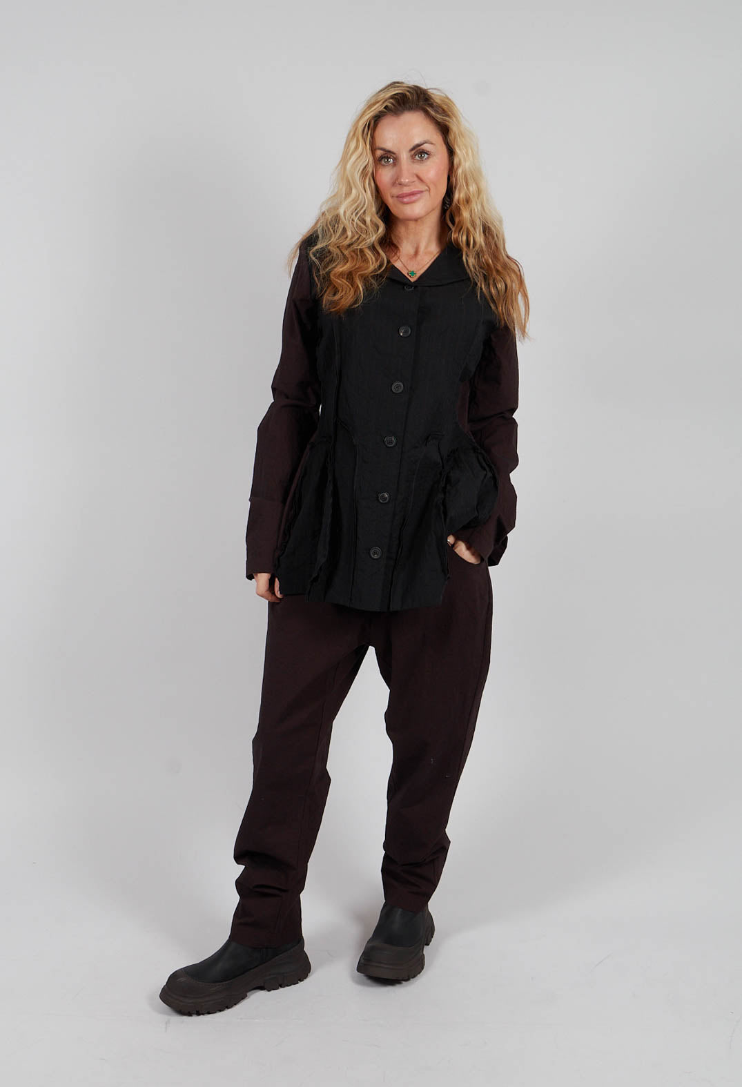 Tulip Hem Jacket in Lt Turf - 1111101