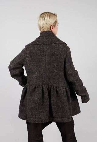Double Breasted Jacket in Turf Mel - 1121105