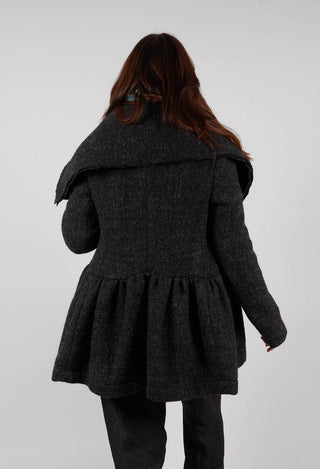 Double Breasted Jacket in Crow Mel - 1121105