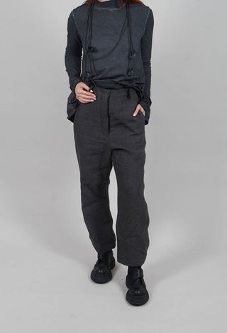 Straight Leg Trousers in Swamp Mel - 1190104
