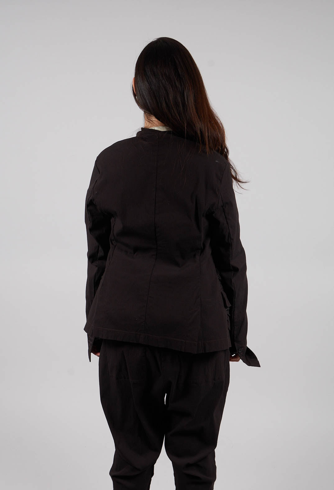 Ruched Blazer in Turf - 1211102