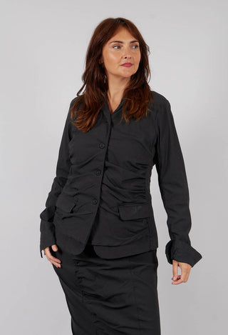 PRE-ORDER - Ruched Blazer in Swamp - 1211102