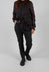 Pull On Slim Fit Trousers in Swamp - 1210103