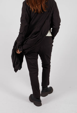 Pull On Trousers with Ruched Leg in Turf - 1210104