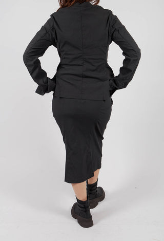 Pull On Ruched Pencil Skirt in Swamp - 1210305