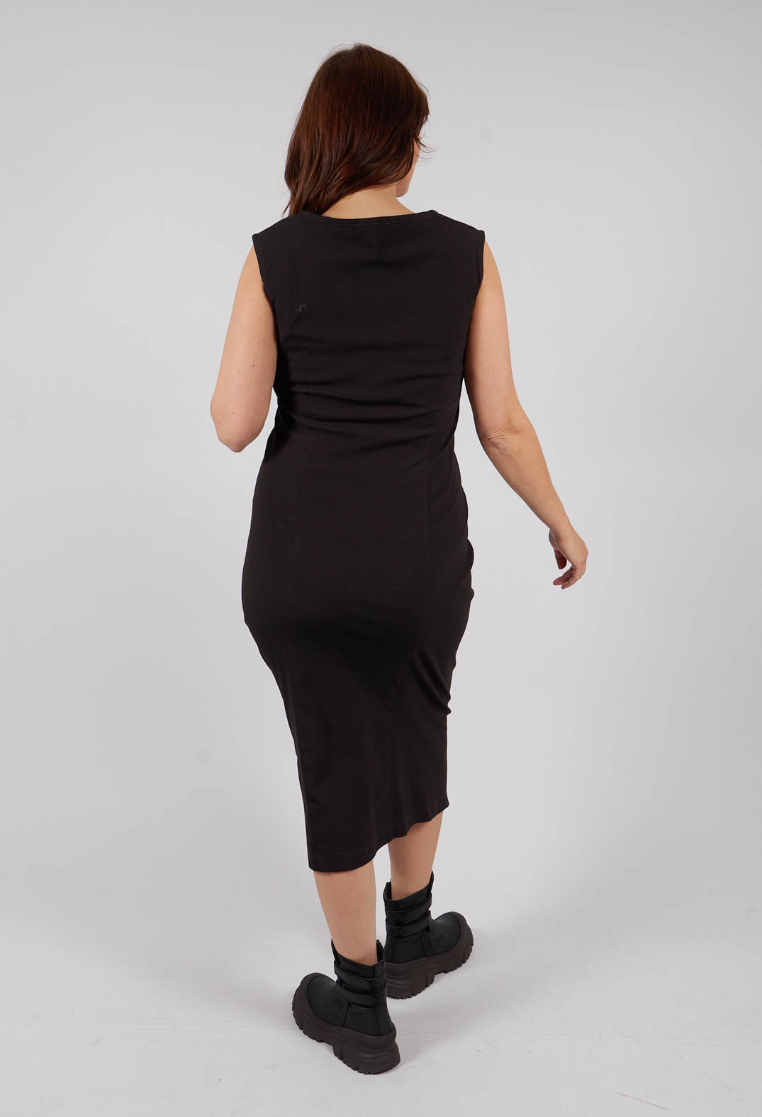 Slim Fit Ruched Dress in Turf - 1210906