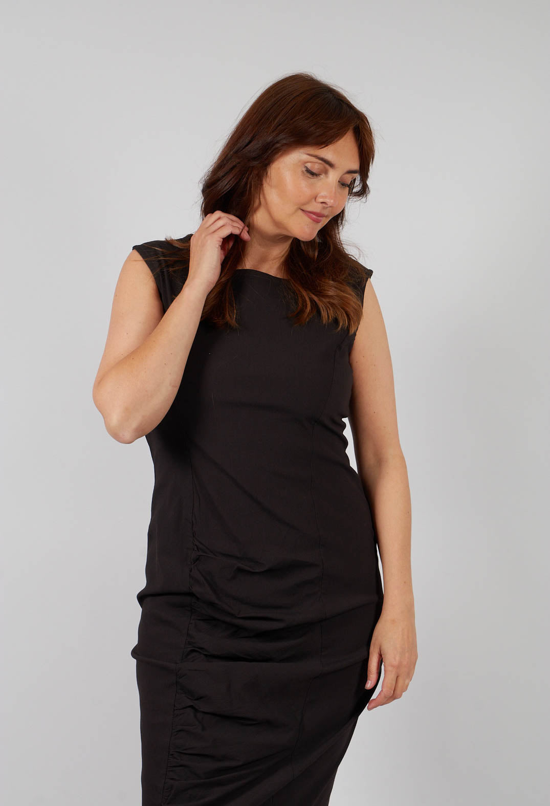Slim Fit Ruched Dress in Turf - 1210906