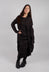 Ruched Coat in Turf - 1211207