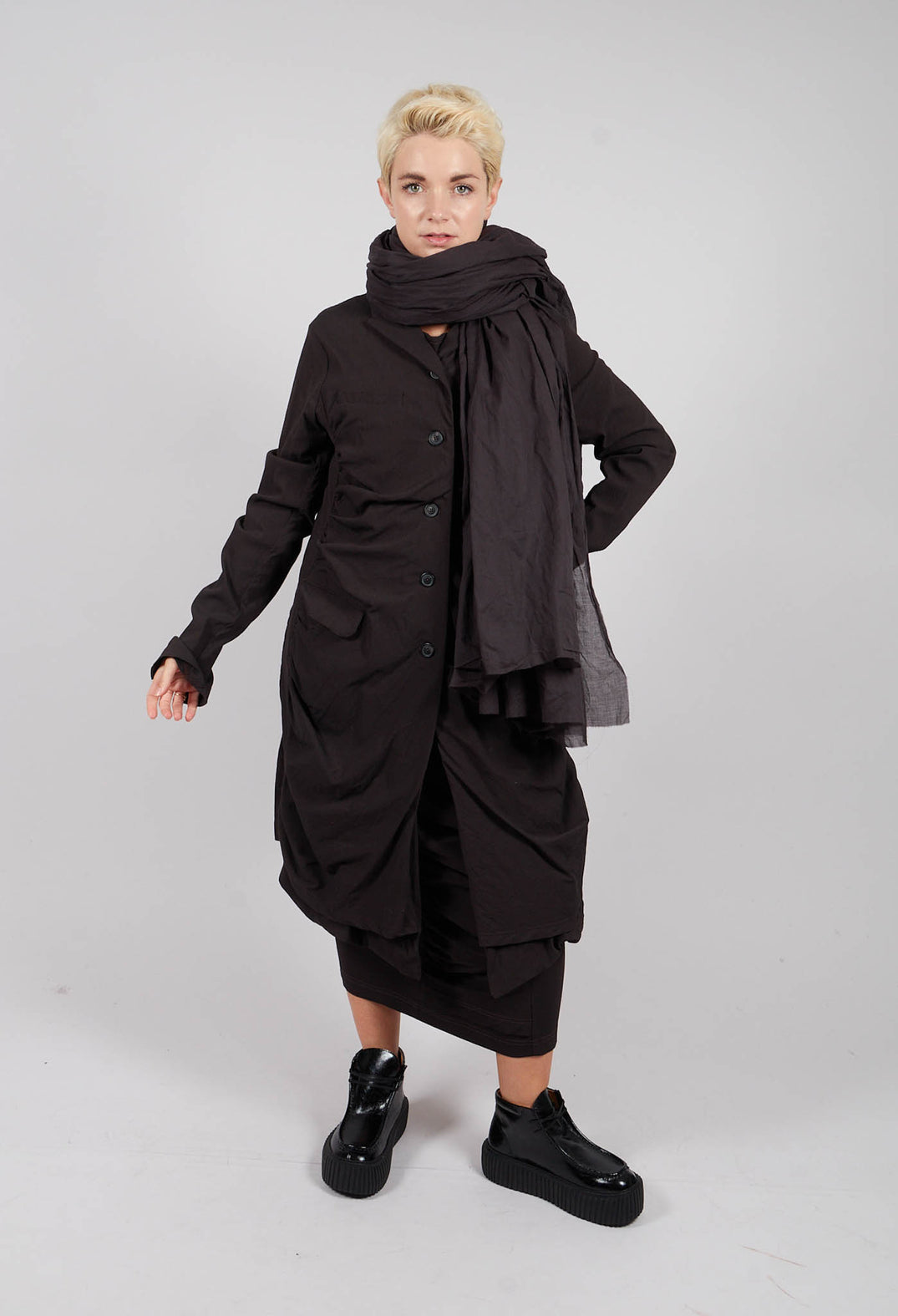Slim Fit Ruched Dress in Turf - 1210906