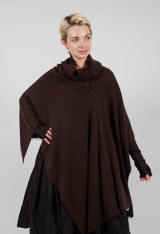 Button Through Cape in Turf - 1337707