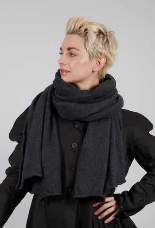 Cashmere Scarf in Crow Mel - 1367708