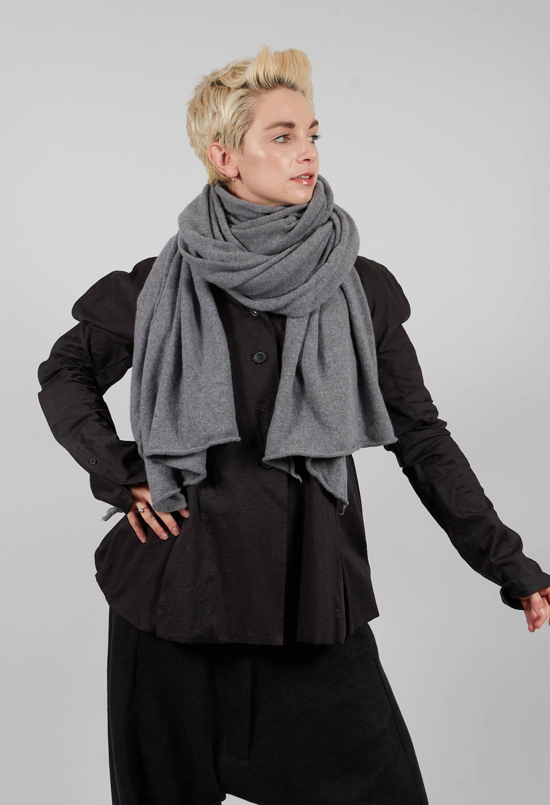 Cashmere Scarf in Brume Mel - 1367708