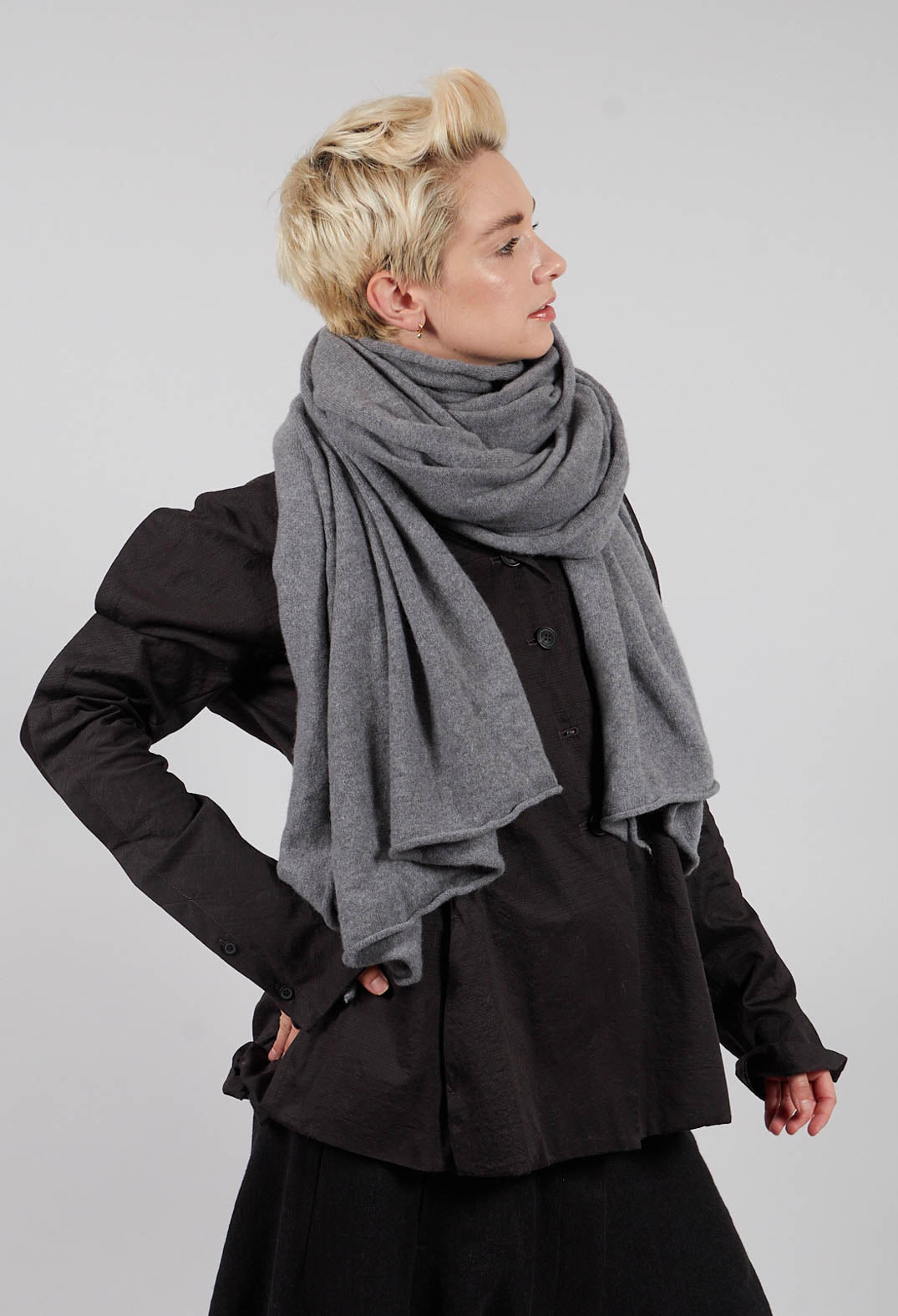 Cashmere Scarf in Brume Mel - 1367708