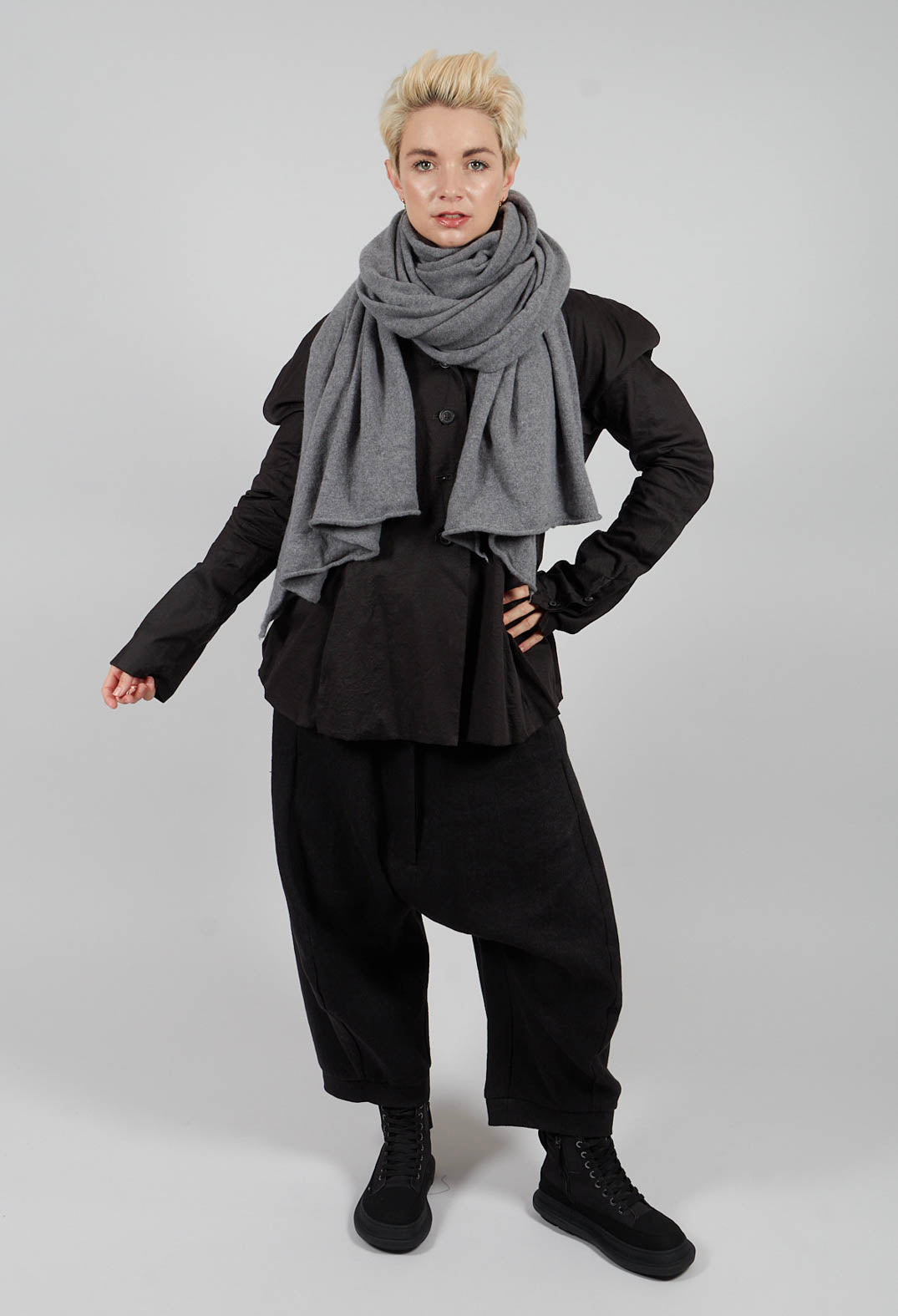 Cashmere Scarf in Brume Mel - 1367708