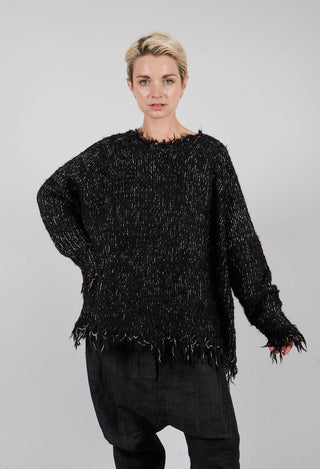 Oversized Jumper in Bone Mel - 1380701