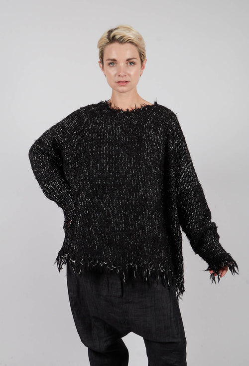 Oversized Jumper in Bone Mel - 1380701