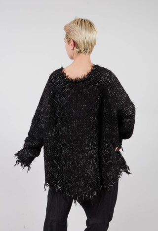Oversized Jumper in Bone Mel - 1380701