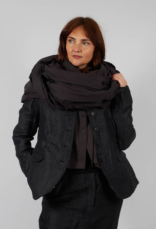 Oversized Cotton Scarf in Turf Paper - 1551407