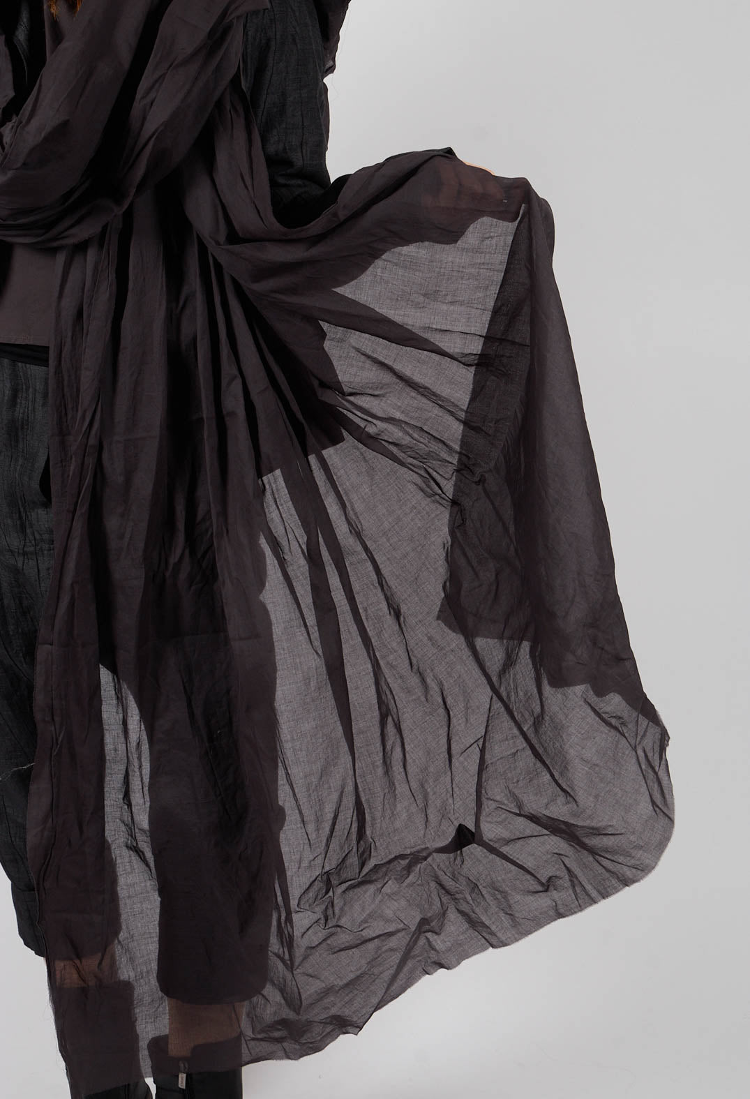 Oversized Cotton Scarf in Turf Paper - 1551407