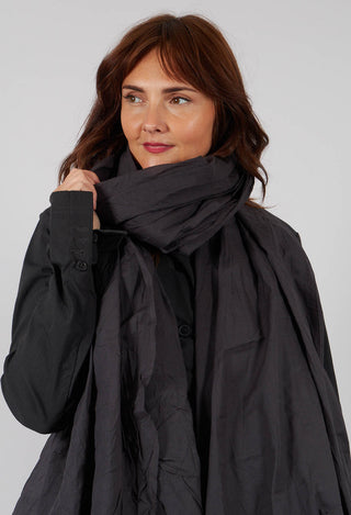 Oversized Cotton Scarf in Swamp Paper - 1551407
