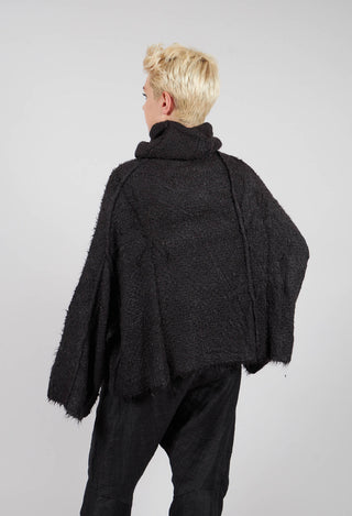 Roll Neck Jumper in Black - 1650703