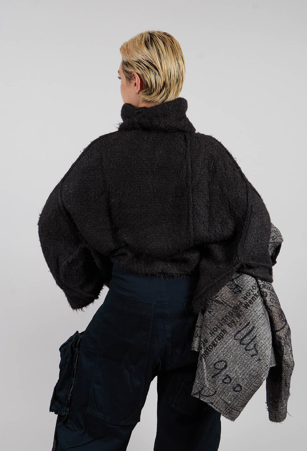 Roll Neck Jumper in Black - 1650703