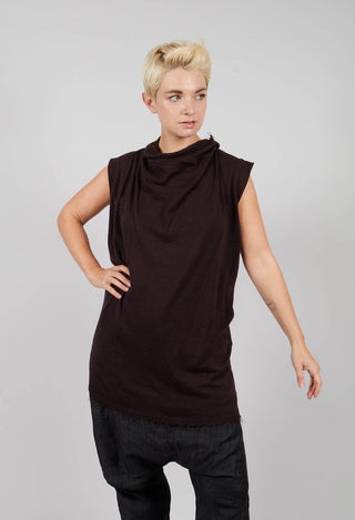 Sleeveless Knitted Top in Turf - 1847406