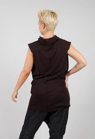 Sleeveless Knitted Top in Turf - 1847406