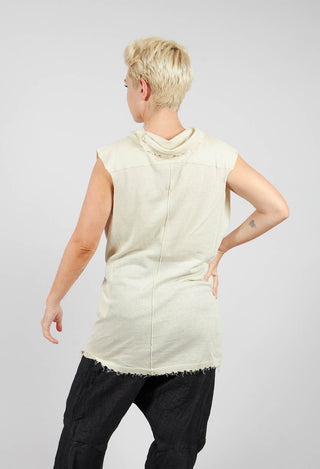 Sleeveless Knitted Top in Bone - 1847406