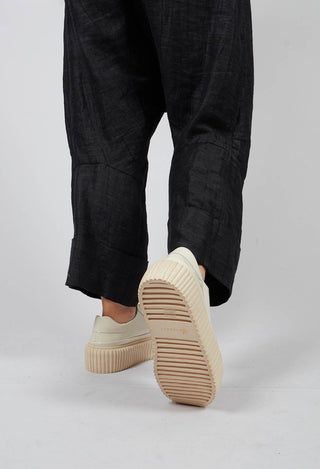 Pumps with Chunky Ribbed Sole in Bone - 1985250