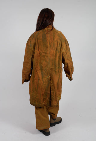 Colour Block Coat in Lagoon Light - 2031205