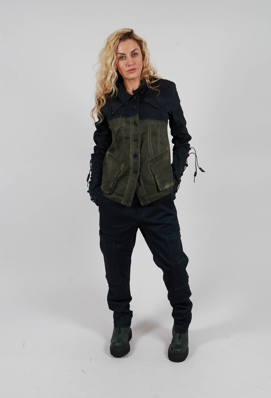 Slim Leg Jeans in Lagoon Dark - 2060111