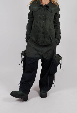 Relaxed Fit Jeans with Pockets in Pine Medium - 2060104