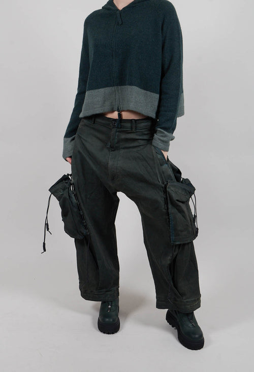 Relaxed Fit Jeans with Pockets in Pine Light - 2060104