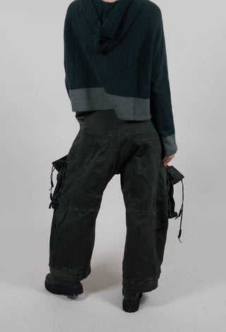 Relaxed Fit Jeans with Pockets in Pine Light - 2060104