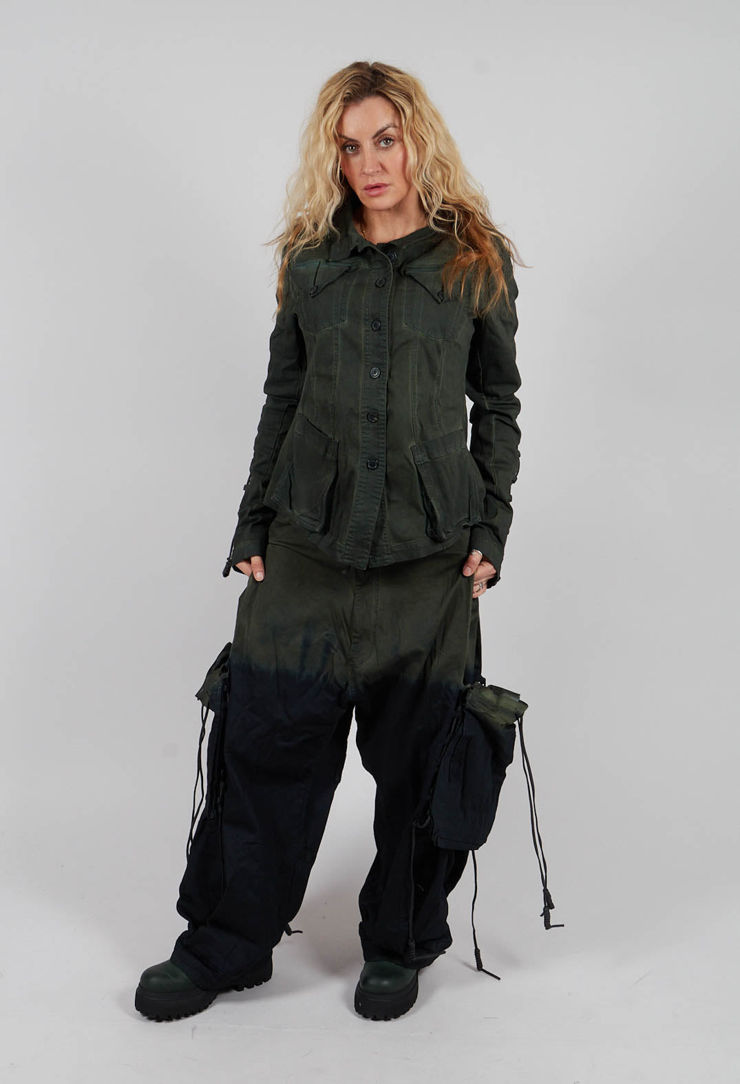 Relaxed Fit Jeans with Pockets in Lagoon Medium - 2060104