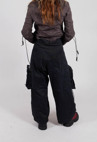 Relaxed Fit Jeans with Pockets in Flamingo Dark  - 2060114