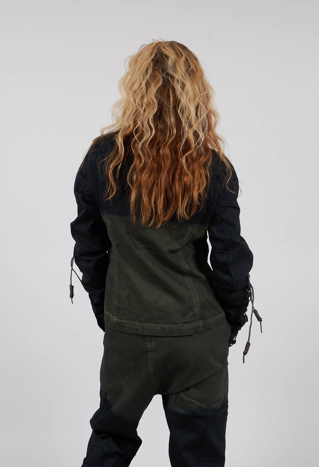 Button Through Jacket in Pine Medium - 2061107