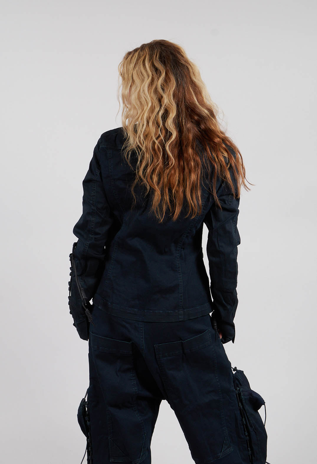 Button Through Jacket in Pine Dark - 2061117