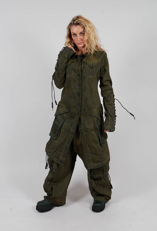 Button Through Coat in Lagoon Light - 2061208