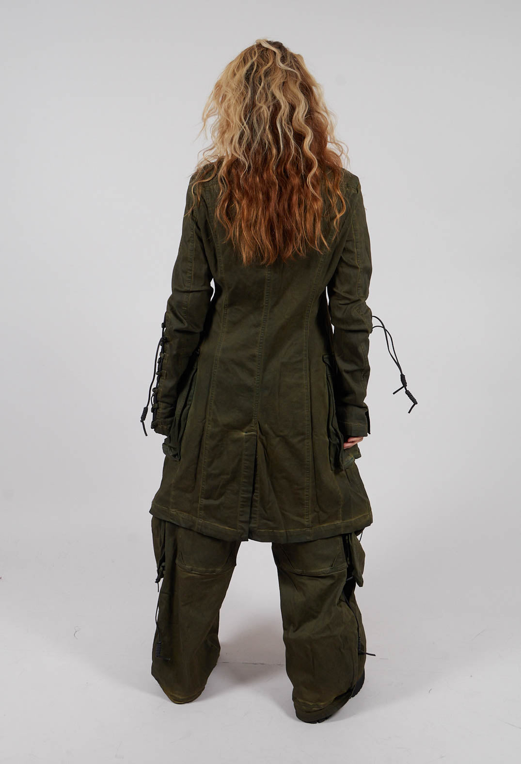 Button Through Coat in Lagoon Light - 2061208