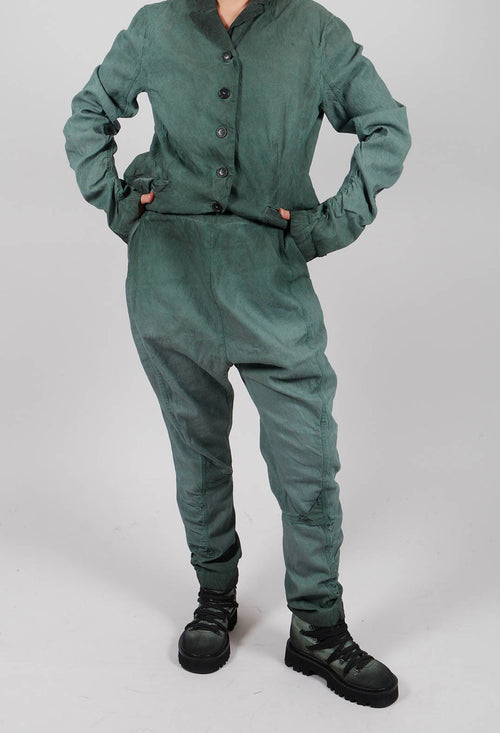 Fitted Jacket in Pine Reverse - 2121101