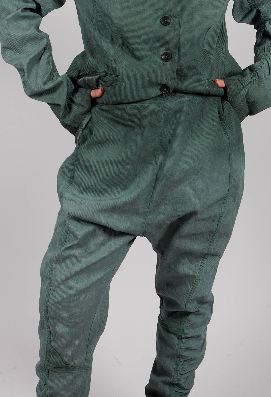 Fitted Jacket in Pine Reverse - 2121101