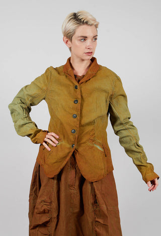 Fitted Jacket in Lagoon Reverse - 2121101